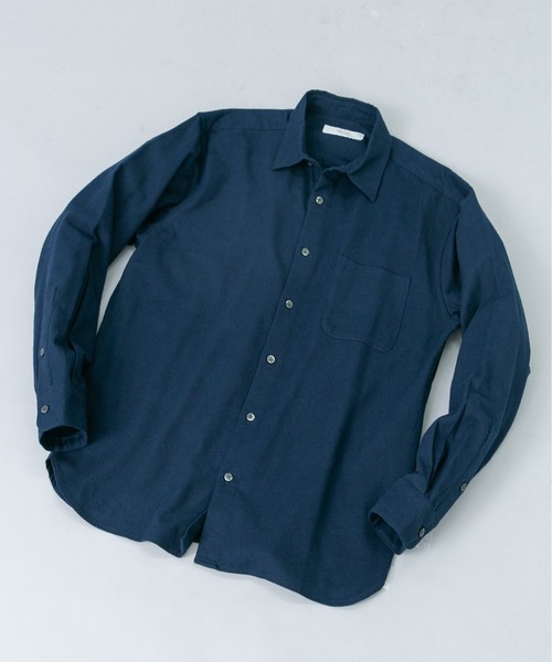 URBAN RESEARCH ROSSO MEN(アーバンリサーチロッソメン)の「『抗菌 / 防臭』アーバンリラックスフランネルシャツ(シャツ/ブラウス・メンズ・ブラック/ベージュ系その他/グレー/ネイビー/ブルー系その他/アイボリー/ブラウン系その他/グレー系その他・SMALL/LARGE/MEDIUM/X-LARGE)」の7枚目の写真