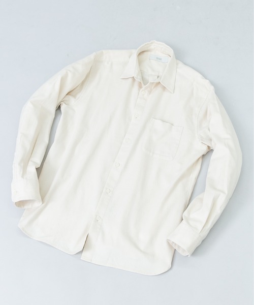 URBAN RESEARCH ROSSO MEN(アーバンリサーチロッソメン)の「『抗菌 / 防臭』アーバンリラックスフランネルシャツ(シャツ/ブラウス・メンズ・ブラック/ベージュ系その他/グレー/ネイビー/ブルー系その他/アイボリー/ブラウン系その他/グレー系その他・SMALL/LARGE/MEDIUM/X-LARGE)」の2枚目の写真