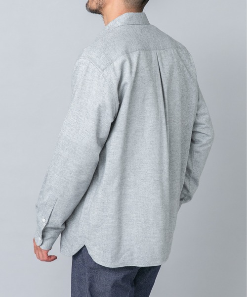URBAN RESEARCH ROSSO MEN(アーバンリサーチロッソメン)の「『抗菌 / 防臭』アーバンリラックスフランネルシャツ(シャツ/ブラウス・メンズ・ブラック/ベージュ系その他/グレー/ネイビー/ブルー系その他/アイボリー/ブラウン系その他/グレー系その他・SMALL/LARGE/MEDIUM/X-LARGE)」の14枚目の写真
