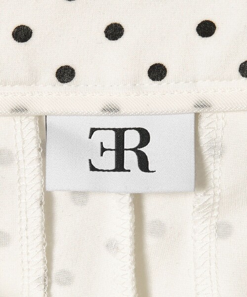ER(イーアール)の「<ER>ジャージー ドット カプリパンツ(その他パンツ・レディース・オフホワイト・S)」の16枚目の写真