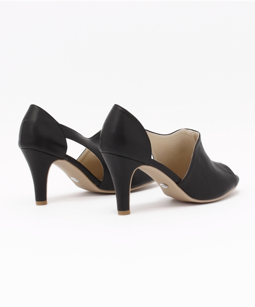 coca(ANDEX shoes product)(コカ)の「coca PORTA/コカポルタ セパレートサンダル サイドオープン ミドルヒール オープントゥ 116703(パンプス・レディース・ブラック/キャメル・S/M/L/LL)」の7枚目の写真
