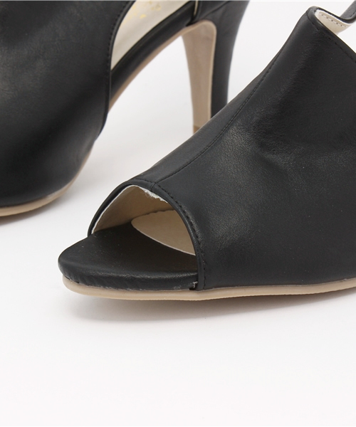 coca(ANDEX shoes product)(コカ)の「coca PORTA/コカポルタ セパレートサンダル サイドオープン ミドルヒール オープントゥ 116703(パンプス・レディース・ブラック/キャメル・S/M/L/LL)」の8枚目の写真