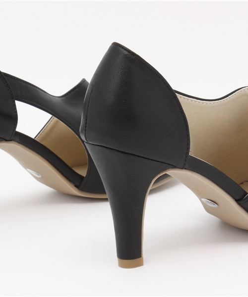 coca(ANDEX shoes product)(コカ)の「coca PORTA/コカポルタ セパレートサンダル サイドオープン ミドルヒール オープントゥ 116703(パンプス・レディース・ブラック/キャメル・S/M/L/LL)」の3枚目の写真