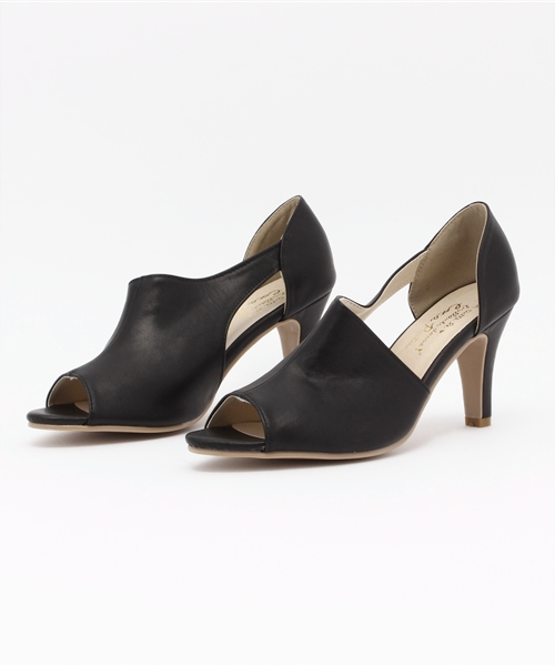coca(ANDEX shoes product)(コカ)の「coca PORTA/コカポルタ セパレートサンダル サイドオープン ミドルヒール オープントゥ 116703(パンプス・レディース・ブラック/キャメル・S/M/L/LL)」の10枚目の写真