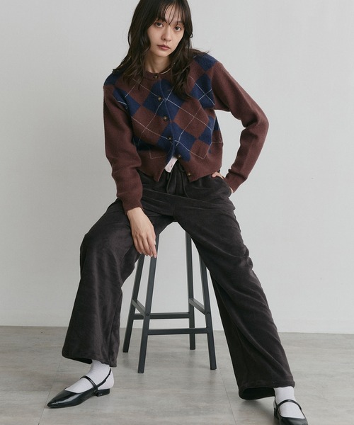ad thie(アドティエ)の「フリース イージー ワイドパンツ(スウェットパンツ・レディース・チャコール/ピンク/ブラウン/ベージュ/ライトグレー・LARGE/MEDIUM)」の17枚目の写真