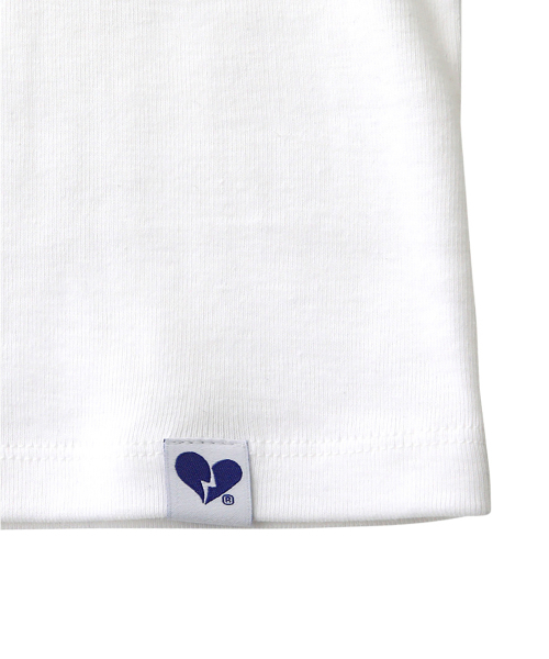 BadBlue(バッドブルー)の「Ribbon BadBear Ringer Slim Tee White(Tシャツ/カットソー・レディース・その他・FREE)」の3枚目の写真