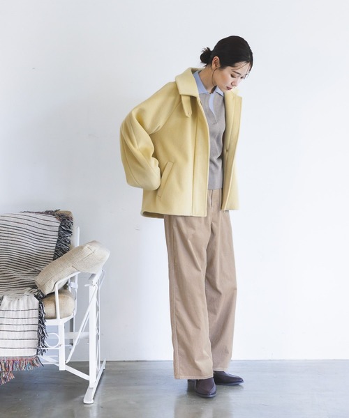 GLOBAL WORK(グローバルワーク)の「イージーケア/コーデュロイワイドパンツ/814370(その他パンツ・レディース・モカ/グレイッシュベージュ/ライトピンク/ブルー系その他6/ダークグレー・LARGE/MEDIUM/SMALL)」の13枚目の写真