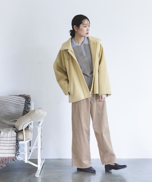 GLOBAL WORK(グローバルワーク)の「イージーケア/コーデュロイワイドパンツ/814370(その他パンツ・レディース・モカ/グレイッシュベージュ/ライトピンク/ブルー系その他6/ダークグレー・LARGE/MEDIUM/SMALL)」の14枚目の写真