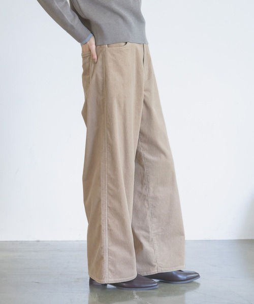 GLOBAL WORK(グローバルワーク)の「イージーケア/コーデュロイワイドパンツ/814370(その他パンツ・レディース・モカ/グレイッシュベージュ/ライトピンク/ブルー系その他6/ダークグレー・LARGE/MEDIUM/SMALL)」の17枚目の写真