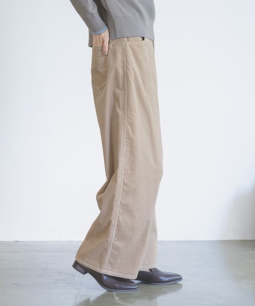 GLOBAL WORK(グローバルワーク)の「イージーケア/コーデュロイワイドパンツ/814370(その他パンツ・レディース・モカ/グレイッシュベージュ/ライトピンク/ブルー系その他6/ダークグレー・LARGE/MEDIUM/SMALL)」の18枚目の写真