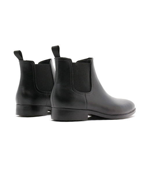 LBC（エルビーシー）の「メンズサイドゴアレインショート（レインシューズ・メンズ・ブラック/ダークブラウン・LARGE/MEDIUM）」の5枚目の写真