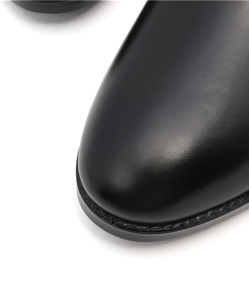 LBC（エルビーシー）の「メンズサイドゴアレインショート（レインシューズ・メンズ・ブラック/ダークブラウン・LARGE/MEDIUM）」の6枚目の写真