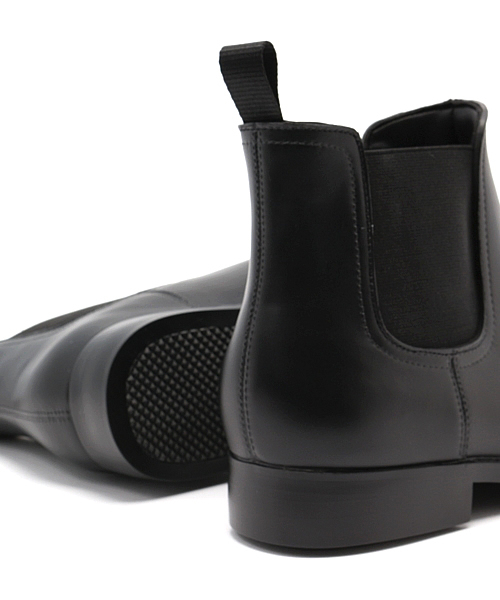 LBC（エルビーシー）の「メンズサイドゴアレインショート（レインシューズ・メンズ・ブラック/ダークブラウン・LARGE/MEDIUM）」の8枚目の写真