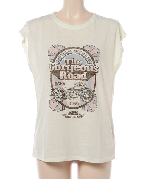 MOUSSY（マウジー）の「THE GORGEOUS ROAD TTJ（タンクトップ・レディース・ブラック/ホワイト・FREE）」の8枚目の写真