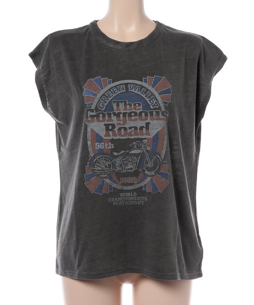 MOUSSY（マウジー）の「THE GORGEOUS ROAD TTJ（タンクトップ・レディース・ブラック/ホワイト・FREE）」の9枚目の写真