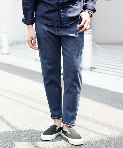 URBAN RESEARCH DOORS MENS(アーバンリサーチ ドアーズ メンズ)の「DOORS Ankle Cut Jeans(デニムパンツ・メンズ・ブルー/ホワイト/ネイビー・36/40/38)」の2枚目の写真