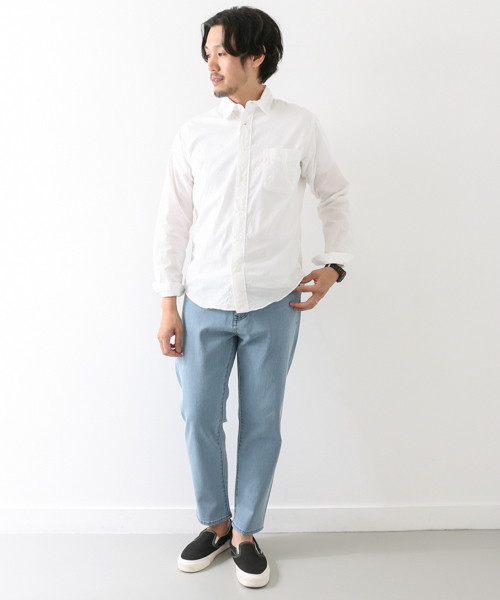 URBAN RESEARCH DOORS MENS(アーバンリサーチ ドアーズ メンズ)の「DOORS Ankle Cut Jeans(デニムパンツ・メンズ・ブルー/ホワイト/ネイビー・36/40/38)」の16枚目の写真