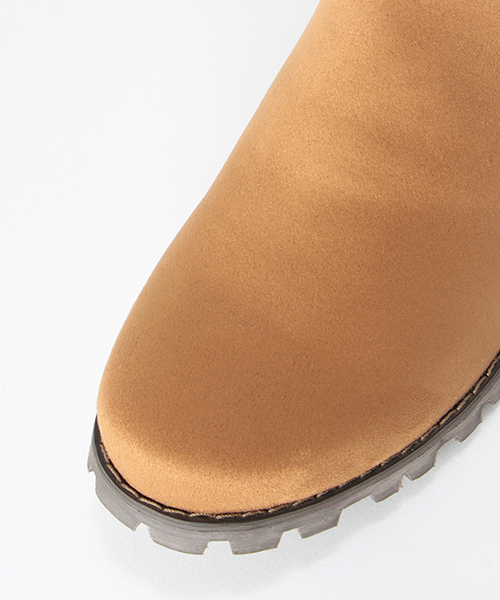 LBC(エルビーシー)の「異素材使いサイドゴアシューズ(ブーツ・レディース・ブラック/オリーブ/キャメル・MEDIUM/LARGE)」の10枚目の写真