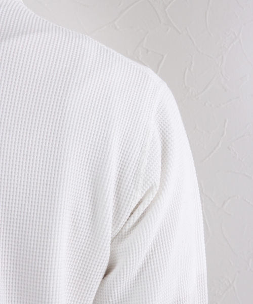 GLOBAL WORK（グローバルワーク）の「サーモモイストワッフルタートル/725437（Tシャツ/カットソー・メンズ・グレー/ホワイト/カーキ・X-LARGE/SMALL/MEDIUM/LARGE）」の12枚目の写真