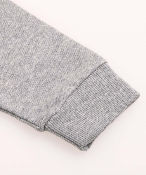 apres les cours（アプレレクール）の「レイヤード風シャツトレーナー（スウェット・キッズ・ブルー/カーキ/グレー・140/110/130/90/120/80/100）」の6枚目の写真