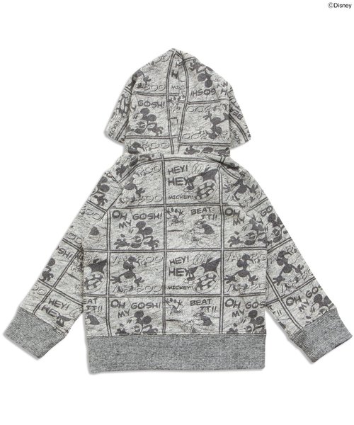 BREEZE(ブリーズ)の「Disney(ディズニー)ミッキーかぶりパーカー(パーカー・キッズ・ブルー/グレー・80/110/130/120/100/140/90/95)」の6枚目の写真