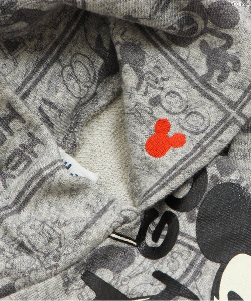 BREEZE(ブリーズ)の「Disney(ディズニー)ミッキーかぶりパーカー(パーカー・キッズ・ブルー/グレー・80/110/130/120/100/140/90/95)」の8枚目の写真