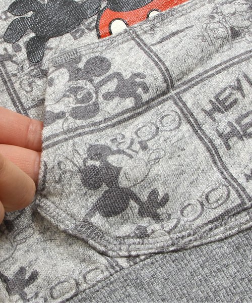 BREEZE(ブリーズ)の「Disney(ディズニー)ミッキーかぶりパーカー(パーカー・キッズ・ブルー/グレー・80/110/130/120/100/140/90/95)」の10枚目の写真
