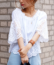 laboratory work | カットワーク刺繍ブラウス(シャツ/ブラウス)