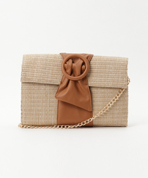 WEGO | WEGO/フェイクレザーコンビクラッチショルダーバッグ(ショルダーバッグ)