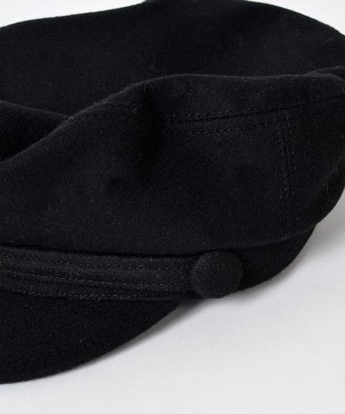 SHIPS（シップス）の「grillo:ウールマリンキャップ◇（キャスケット・レディース・ブラック/ネイビー・ONE SIZE）」の8枚目の写真