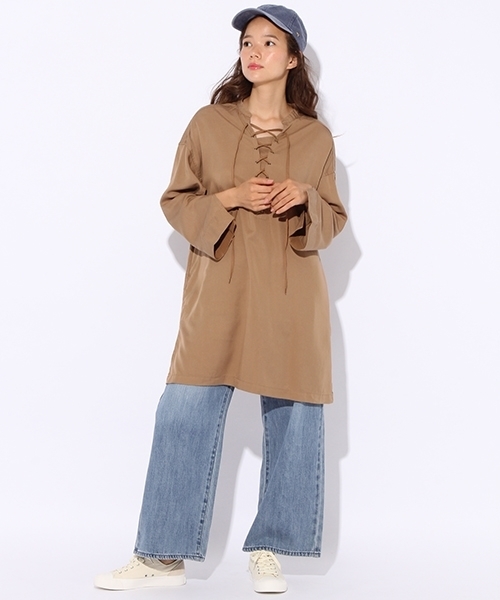 niko and...(ニコアンド)の「NEWHATTAN スタッズキャップ(キャップ・レディース・ネイビー/ベージュ/ピンク/ブラック/グリーン/レッド/ブルー・FREE)」の19枚目の写真