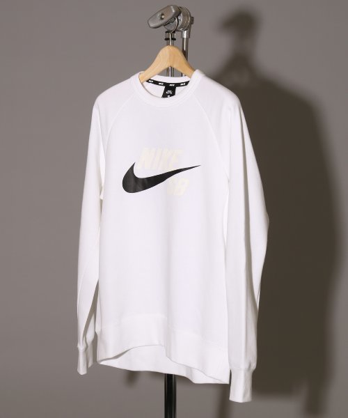 NIKE SB(ナイキエスビー)の「◇NIKE SB / ナイキ エスビー アイコン グラフィック クルー(スウェット・メンズ・ホワイト/ブラック・X-LARGE/MEDIUM/LARGE)」の1枚目の写真