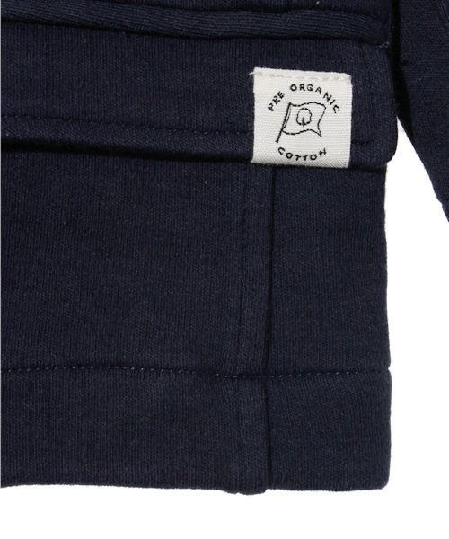 CIAOPANIC TYPY（チャオパニックティピー）の「「CIAOPANIC TYPY with Pre Organic Cotton」KID'S ポンチテーラードジャケット（テーラードジャケット・キッズ・ネイビー/ホワイト・85/105/120）」の7枚目の写真