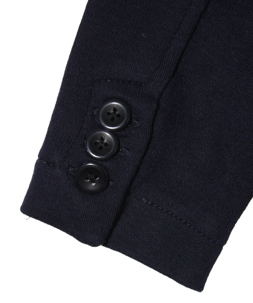 CIAOPANIC TYPY（チャオパニックティピー）の「「CIAOPANIC TYPY with Pre Organic Cotton」KID'S ポンチテーラードジャケット（テーラードジャケット・キッズ・ネイビー/ホワイト・85/105/120）」の9枚目の写真