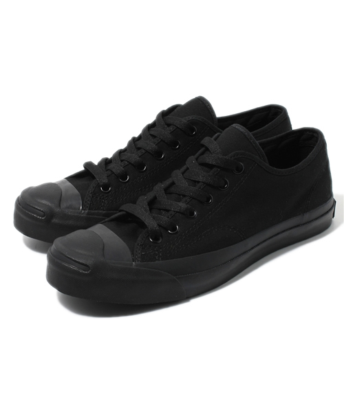 CONVERSE(コンバース)の「JACK PURCELL/ジャックパーセル(スニーカー・メンズ・ブラック×ブラック・3/4.5/5/5.5/6/6.5/7/7.5/8/8.5/9/9.5/10.5/11.5/3.5/4)」の1枚目の写真