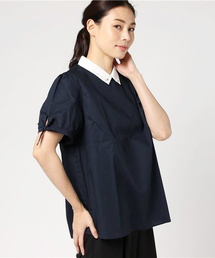 earth music&ecology | ＜もっと大きなサイズ＞衿ビジュープルオーバー(シャツ/ブラウス)