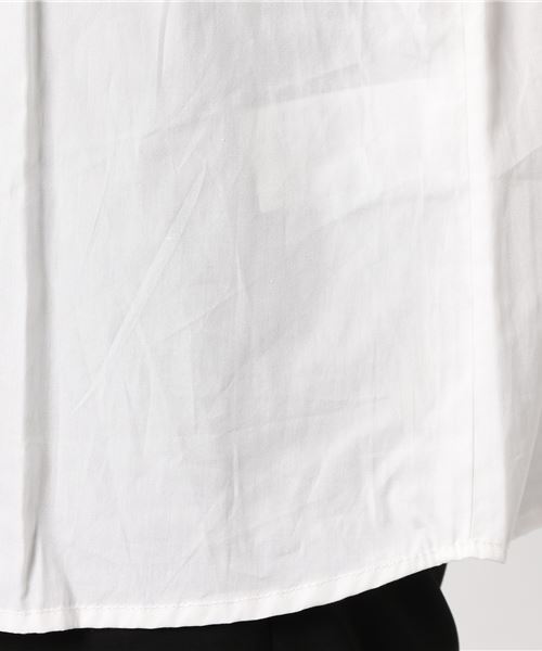 earth music&ecology（アースミュージックアンドエコロジー）の「＜もっと大きなサイズ＞衿ビジュープルオーバー（シャツ/ブラウス・レディース・オフホワイト/ネイビー・13/17）」の9枚目の写真