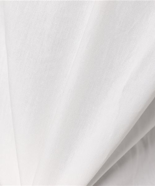 earth music&ecology（アースミュージックアンドエコロジー）の「＜もっと大きなサイズ＞衿ビジュープルオーバー（シャツ/ブラウス・レディース・オフホワイト/ネイビー・13/17）」の6枚目の写真