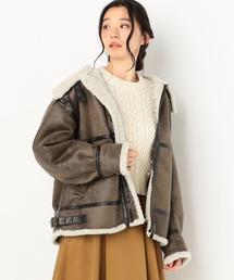 Another Edition | フェイクムートンB3ブルゾン(その他アウター)