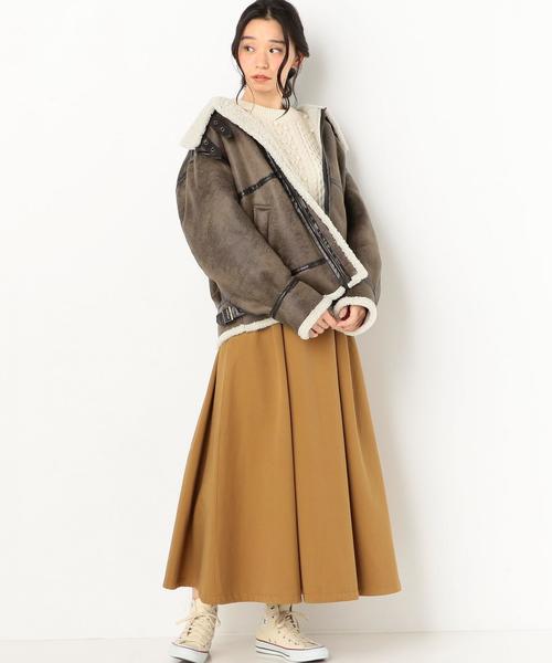 Another Edition(アナザーエディション)の「フェイクムートンB3ブルゾン(その他アウター・レディース・ブラウン・SMALL/MEDIUM)」の5枚目の写真