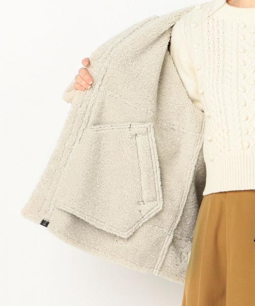 Another Edition(アナザーエディション)の「フェイクムートンB3ブルゾン(その他アウター・レディース・ブラウン・SMALL/MEDIUM)」の11枚目の写真