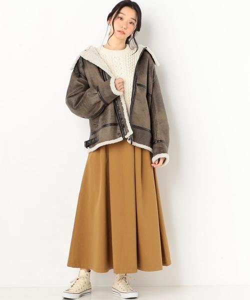 Another Edition(アナザーエディション)の「フェイクムートンB3ブルゾン(その他アウター・レディース・ブラウン・SMALL/MEDIUM)」の7枚目の写真