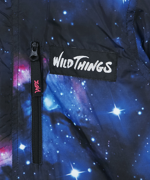 X-girl（エックスガール）の「X-girl×WILD THINGS　MONSTER FLEECE REVERSIBLE JACKET（マウンテンパーカー・レディース・ブラック・1/2）」の8枚目の写真