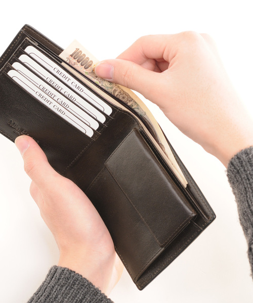 クロコダイル型押しレザー折り財布(財布)|Mia Borsa(ミアボルサ) クロコダイル型押しレザー折り財布(財布)|Mia Borsa(ミアボルサ)