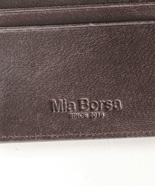 クロコダイル型押しレザー折り財布(財布)|Mia Borsa(ミアボルサ) クロコダイル型押しレザー折り財布(財布)|Mia Borsa(ミアボルサ)