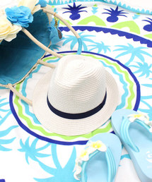 OSYAREVO（オシャレボ）の「帽子 12色 ベーシック ストロー ハット（ハット）」