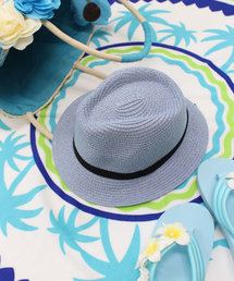 OSYAREVO（オシャレボ）の「帽子 12色 ベーシック ストロー ハット（ハット）」