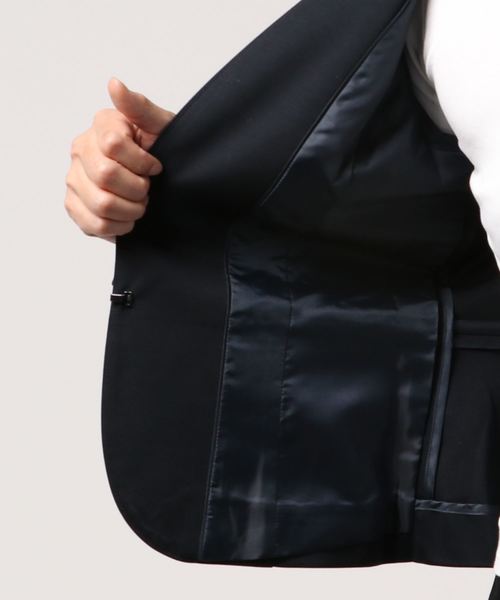 McGREGOR(マックレガー)の「モックロディノーカラージャケット(ノーカラージャケット・レディース・ネイビー/グレー・M/L)」の3枚目の写真