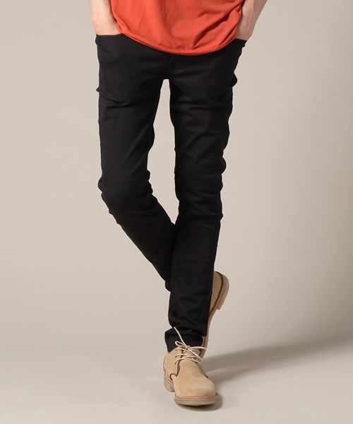 And A（アンドエー）の「Nude Leg Color Pants（その他パンツ・メンズ・ブラック/ベージュ/オリーブ/サックスブルー/ネイビー・28inch/30inch/32inch）」の2枚目の写真