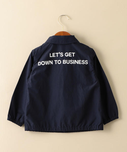 green label relaxing(グリーンレーベルリラクシング)の「【キッズ】ロゴプリントコーチジャケット(ブルゾン・キッズ・オリーブ/ネイビー・135/125/105/115)」の13枚目の写真